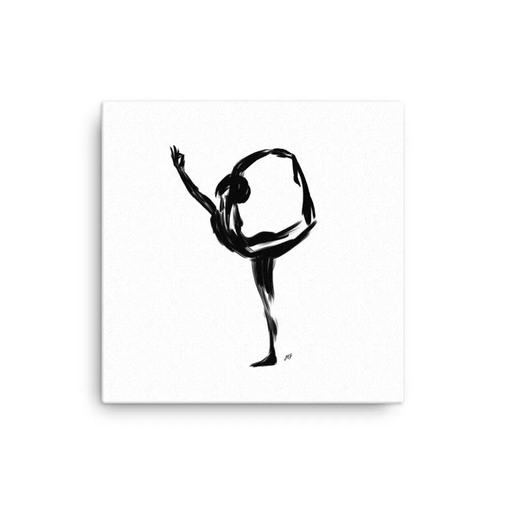 Dancer Gesture, Yoga Canvas