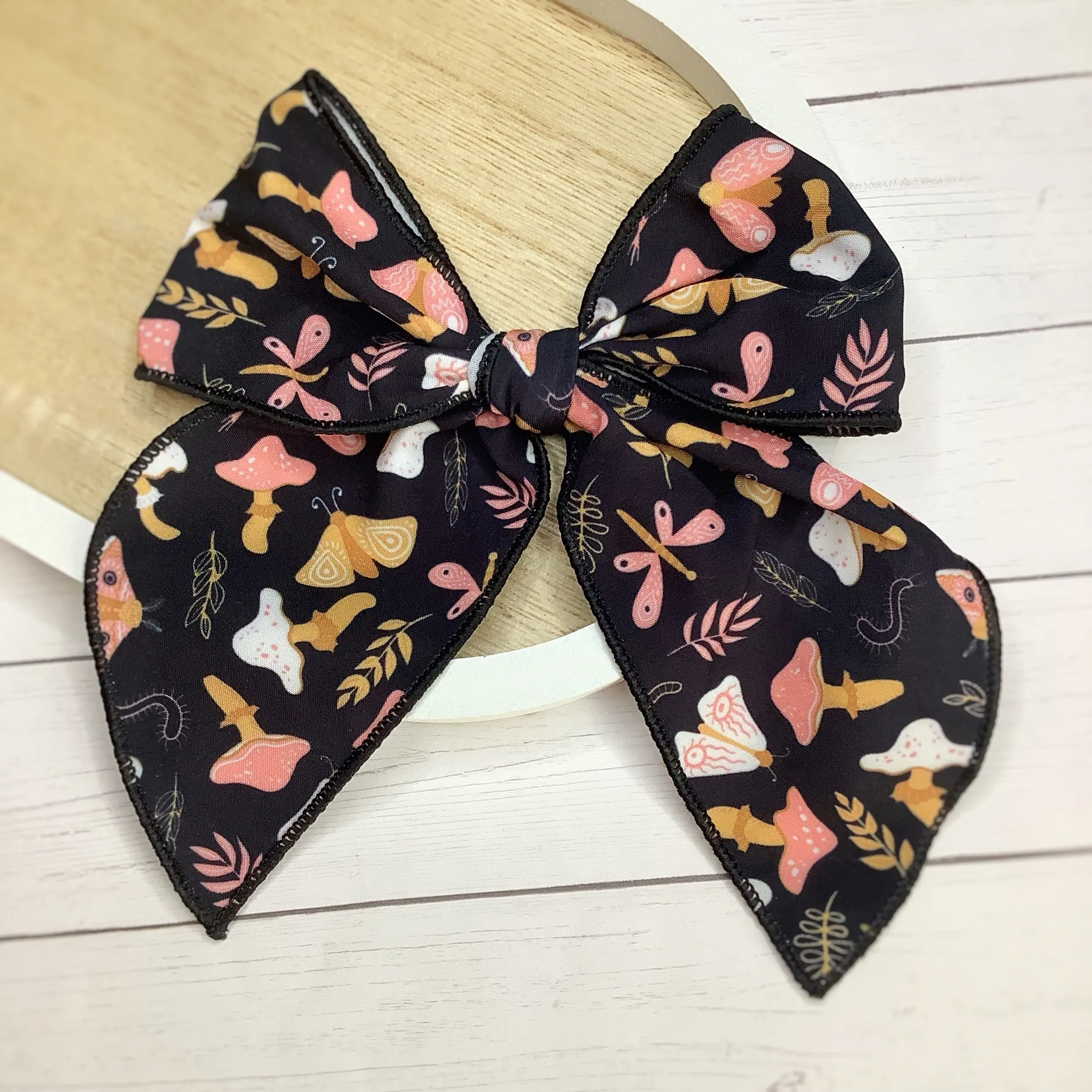 Dark Earthy Vibes  Bow Strip and Scrunchie Collection