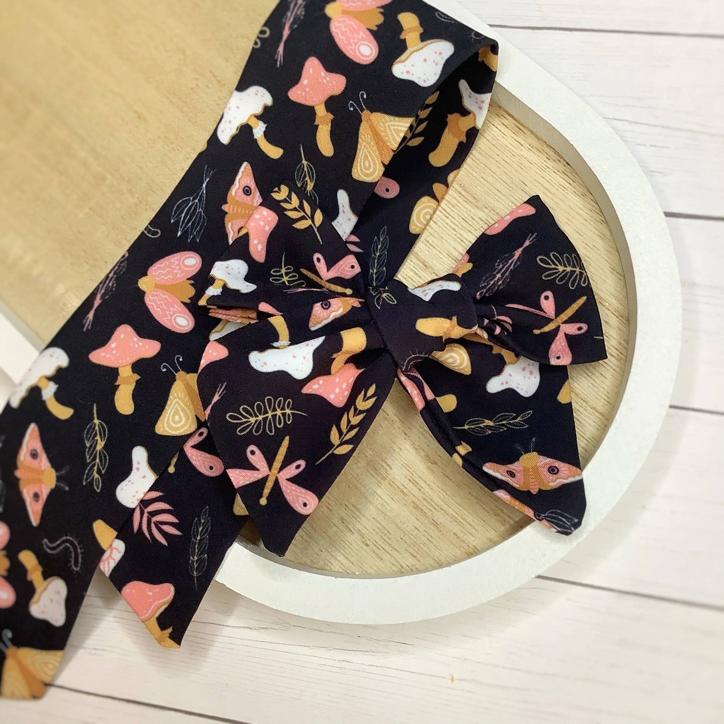Dark Earthy Vibes  Bow Strip and Scrunchie Collection