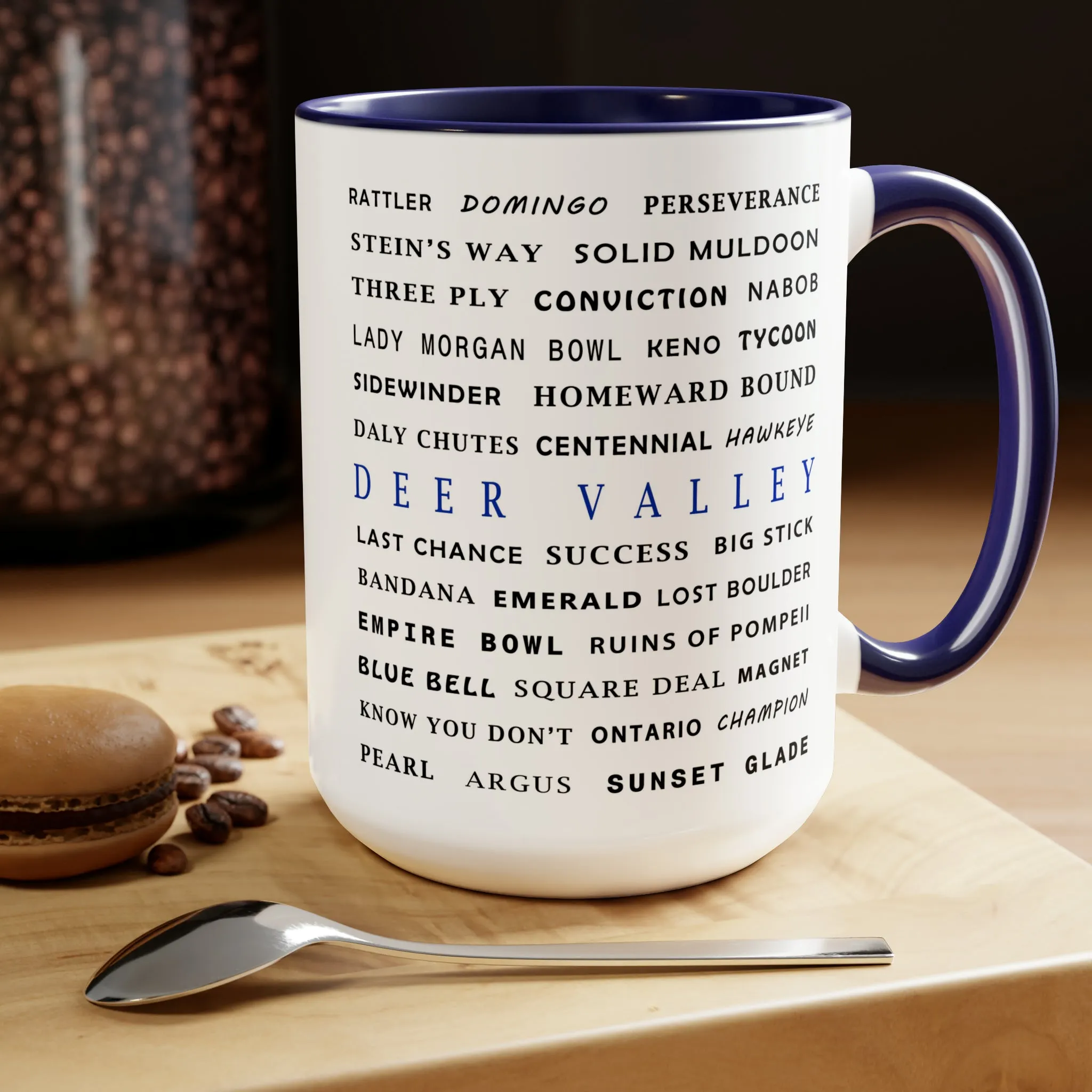Deer Valley - Two-Tone Coffee Mug, 15oz