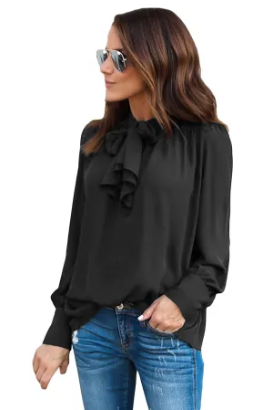 Demi Tie Neck Blouse