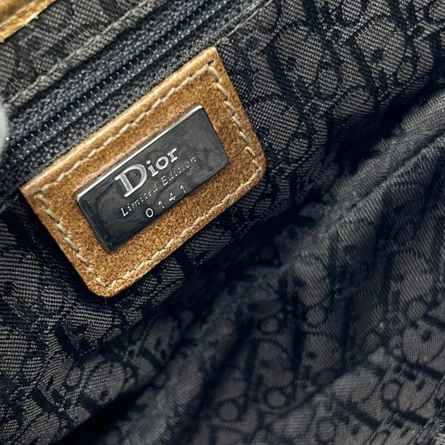 Dior Limited Edition Jade Saddle Bag