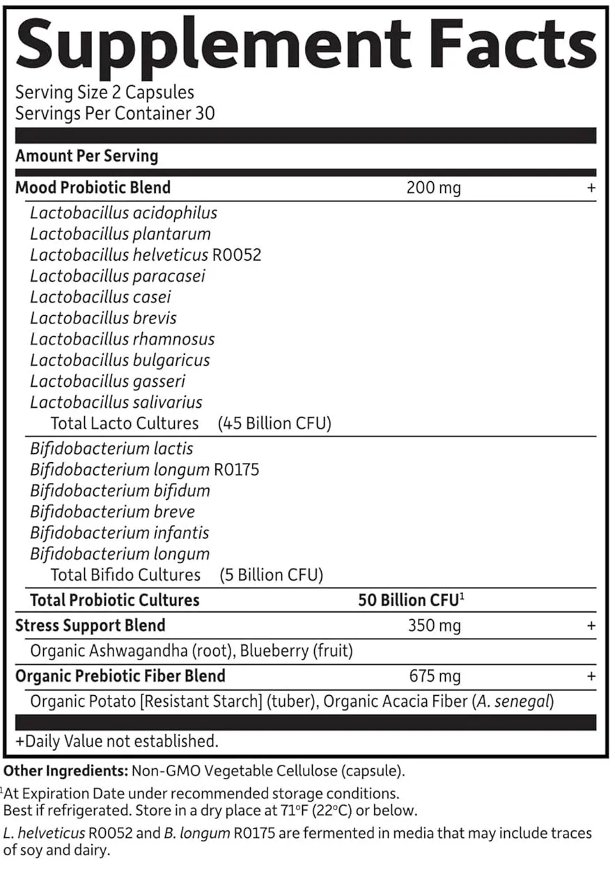 Dr. Formulated Probiotics Mood  Shelf Stable