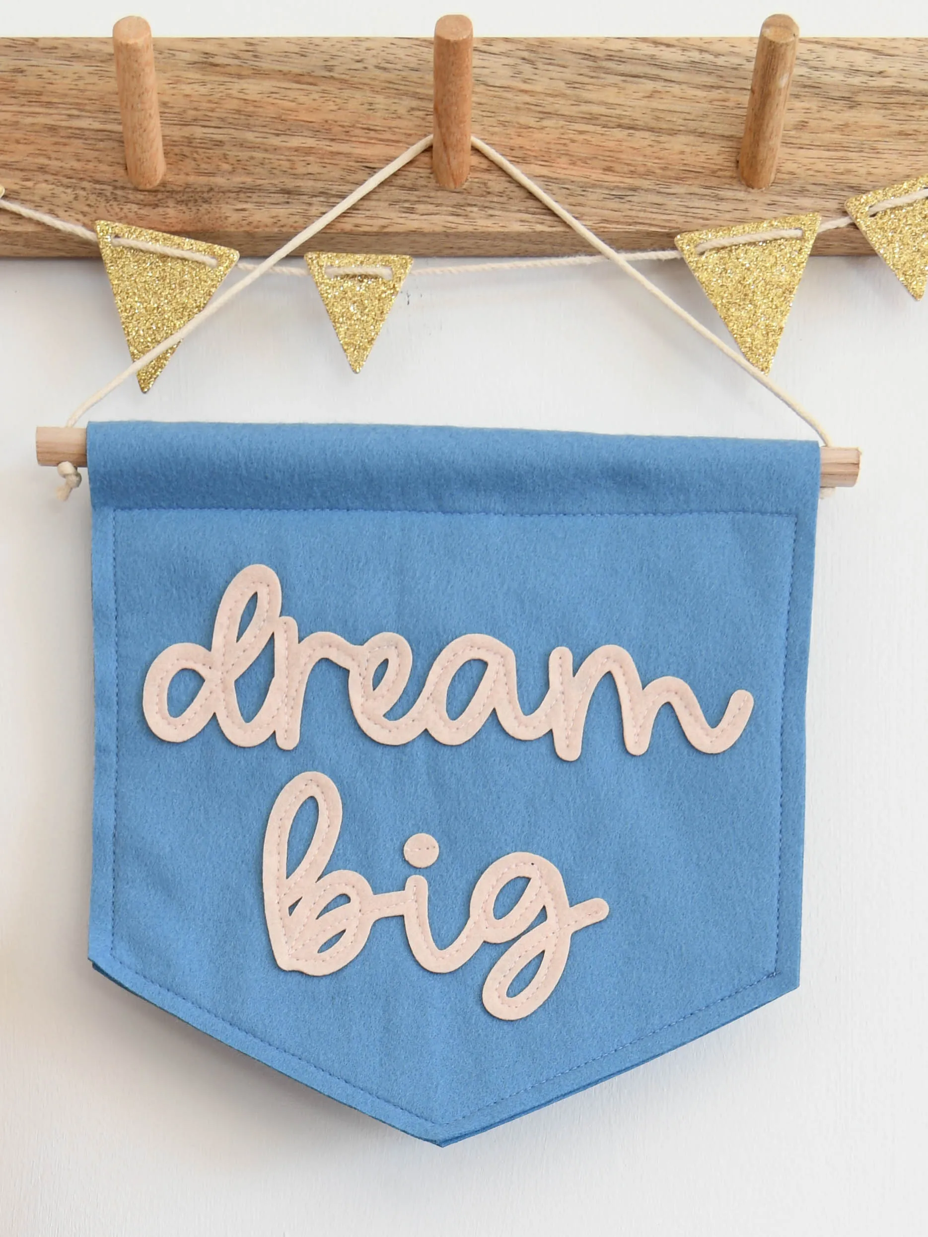 Dream Big Mini Felt Banner