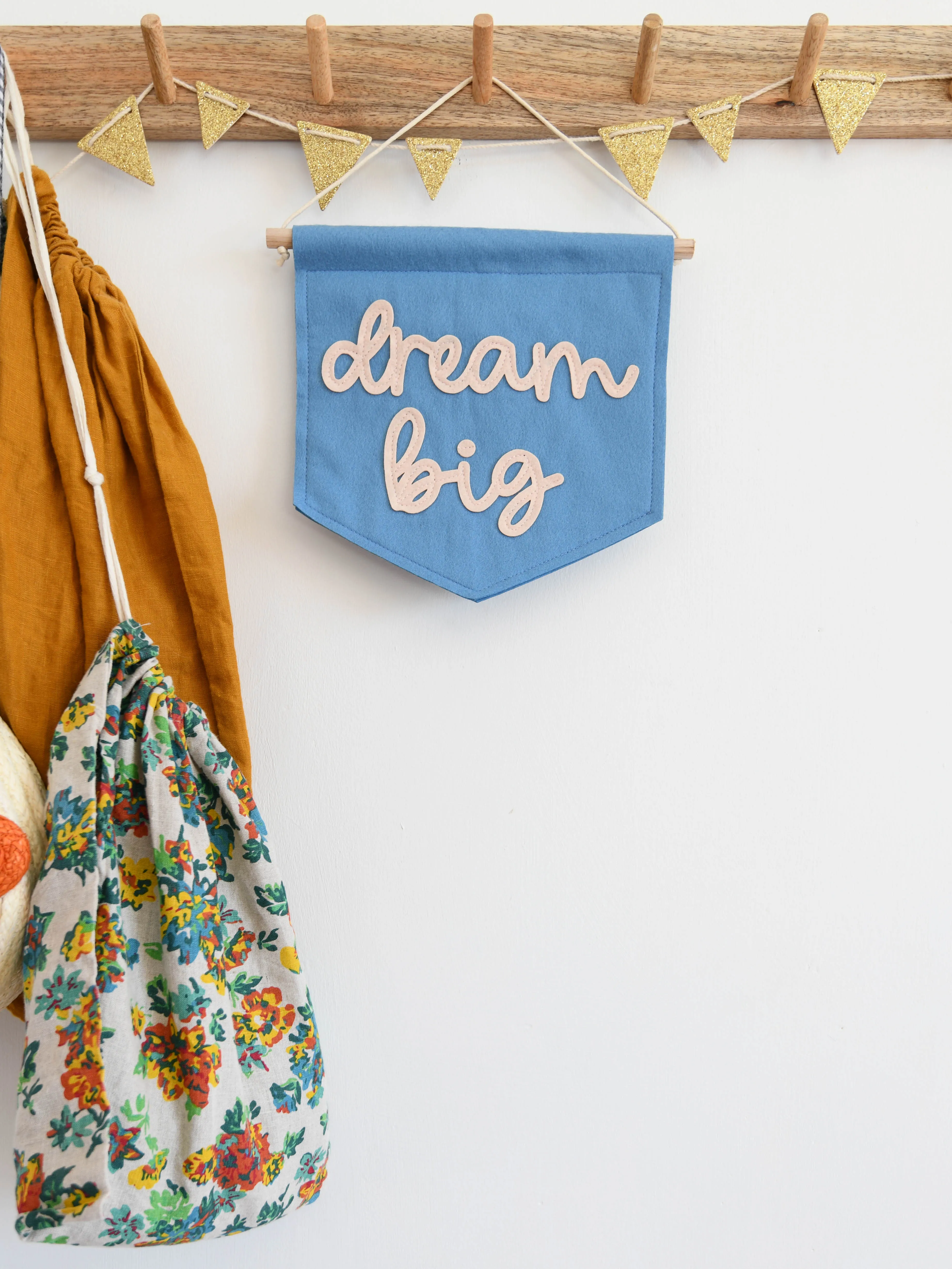 Dream Big Mini Felt Banner