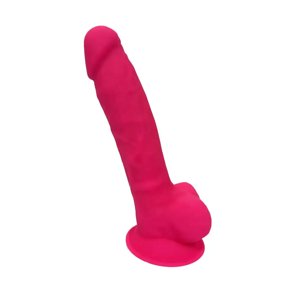 Dream Toys Silicone Bendable Pink Realistic Dildo with Suction Cup