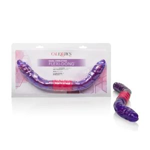 Dual Vibrating Flexi Dong - 15-Inch Double-Ended Vibrating Dildo by California Exotic Novelties