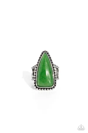 Earthy Engagement - Green Ring