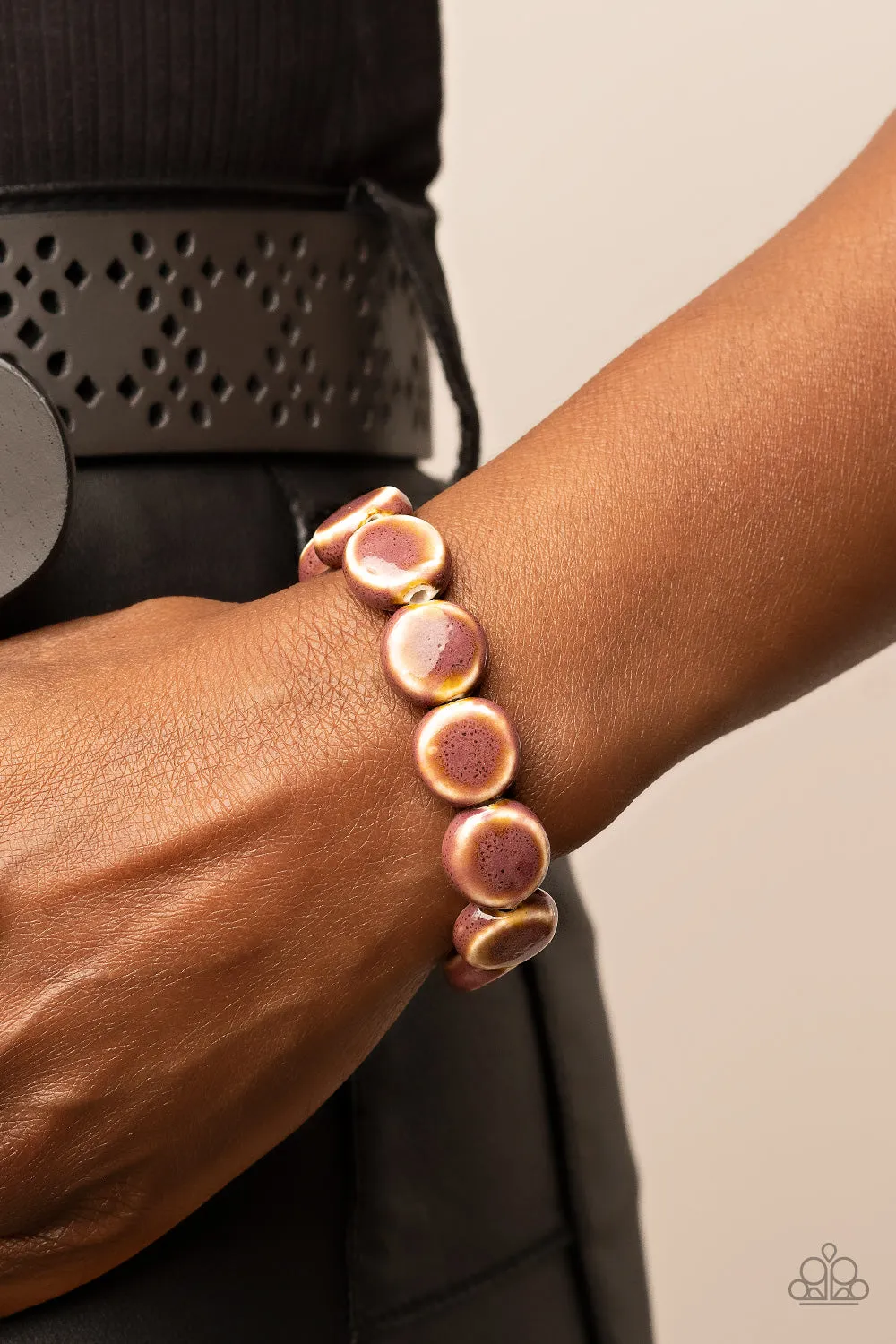 Earthy Entrada - Brown Bracelet