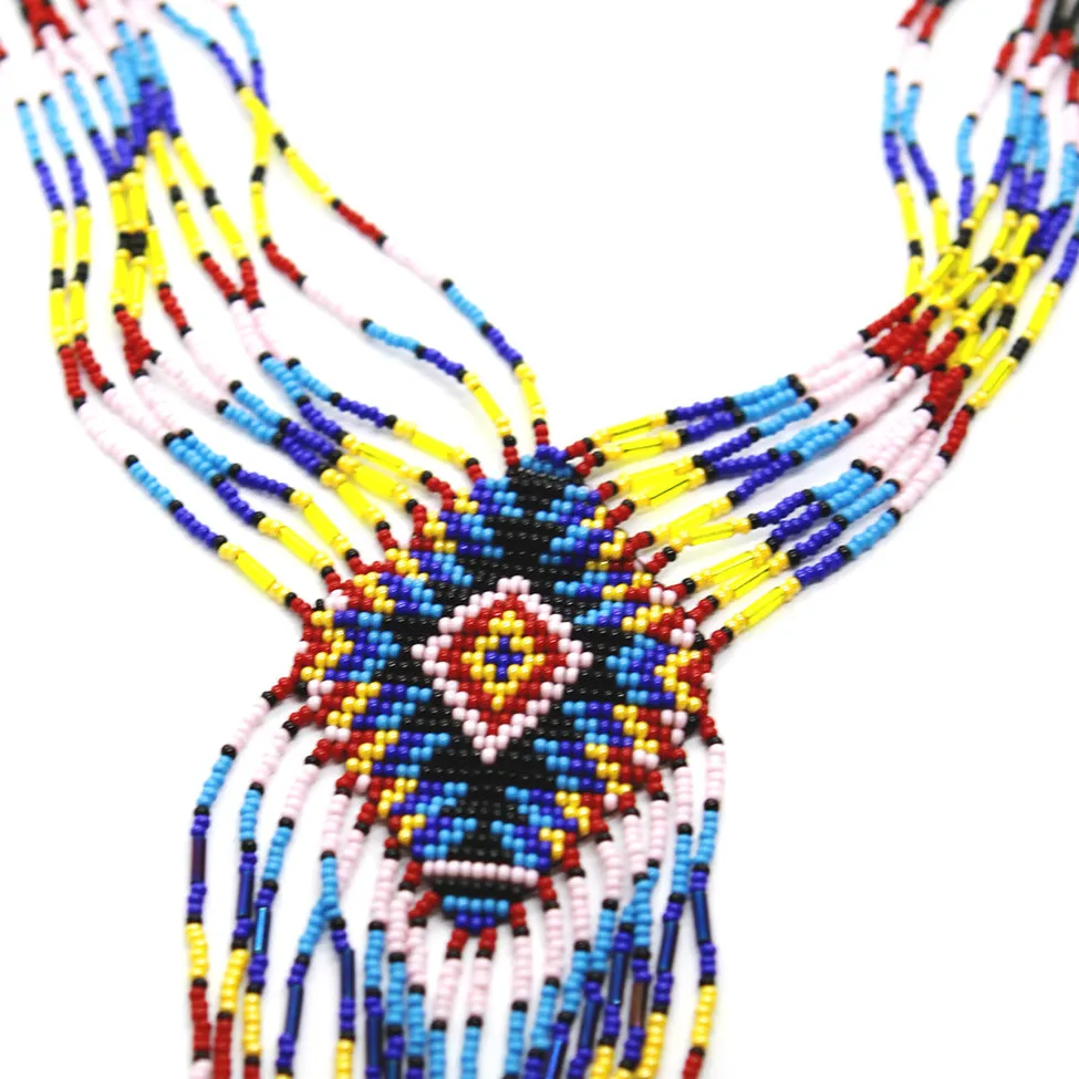 Earthy: Papagayo Multicolor Beaded  Necklace