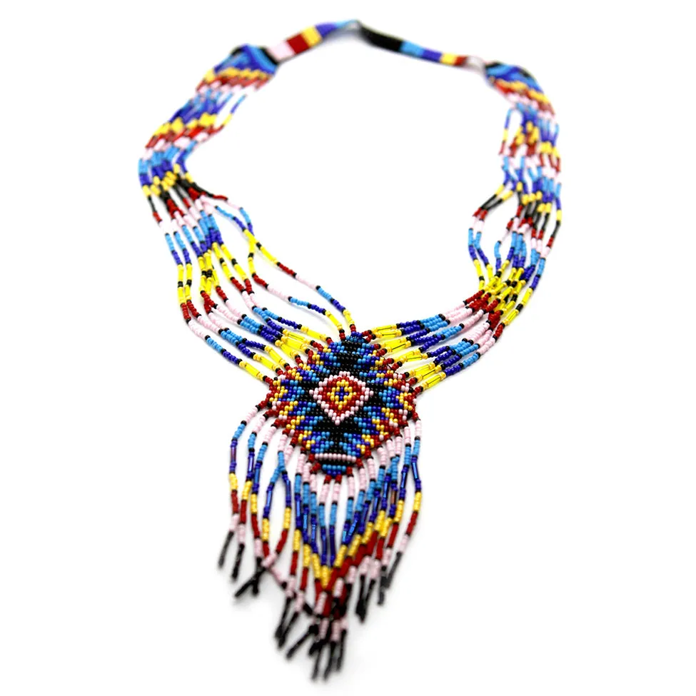 Earthy: Papagayo Multicolor Beaded  Necklace
