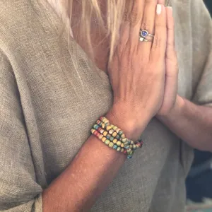 Earthy Tibetan Silver Mala