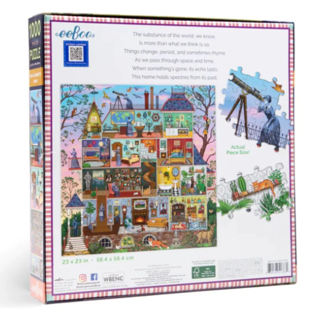 eeBoo 1000pc Puzzle The Alchemists Home Sq