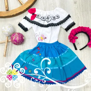 Encanto Dress Set - Embroider Children Dress