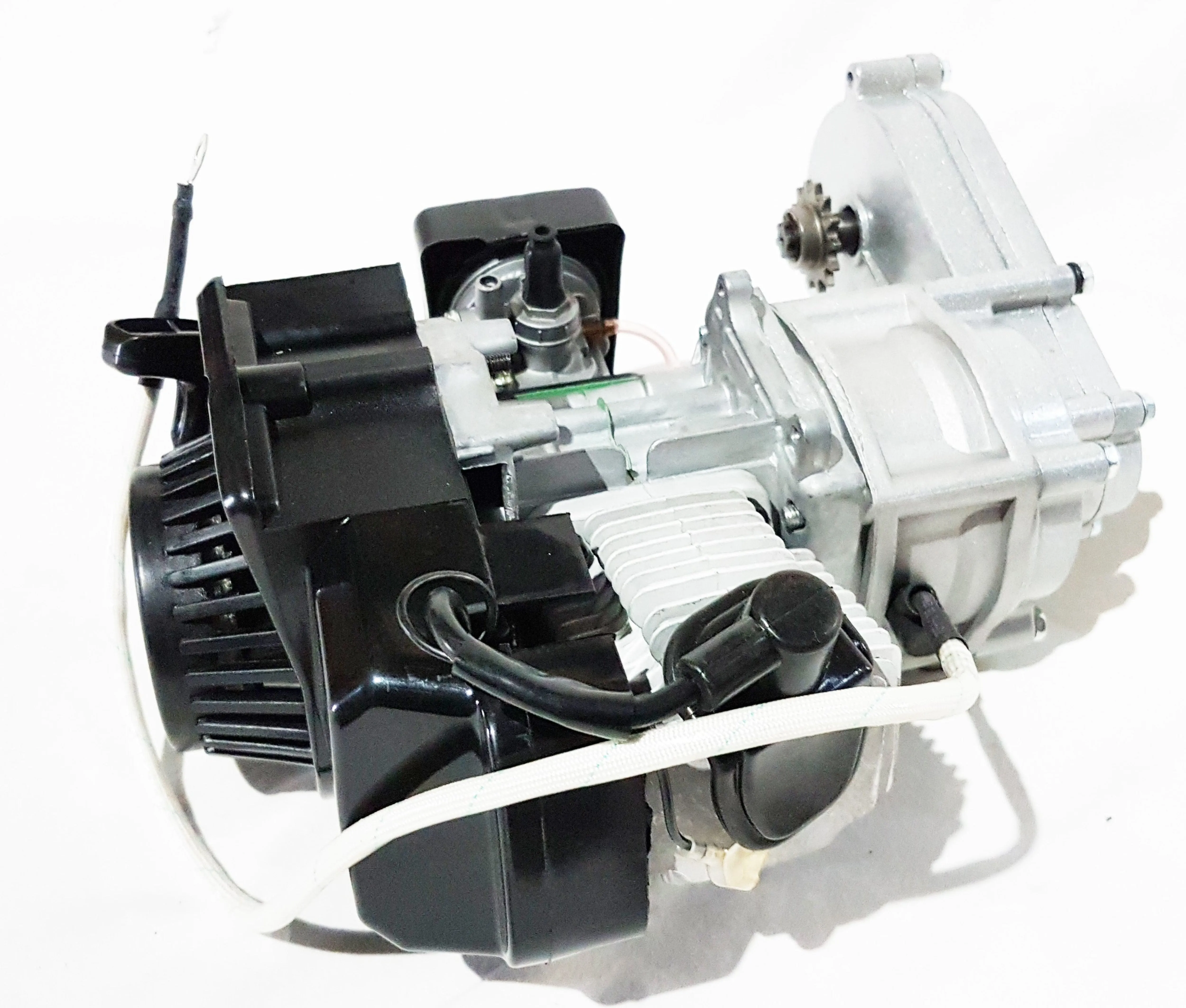 ENG52  49CC 2 STROKE MINI DIRT BIKE ENGINE WITH ELECTRIC & PULL START
