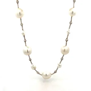 Estate Collection 18K South Sea Pearls 30" Necklace
