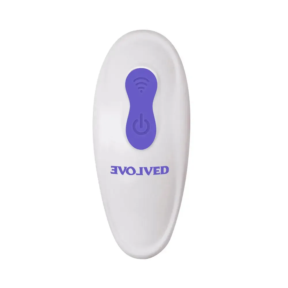 Evolved Silicone Blue Bendable Dual Wand Vibrator with Remote Control