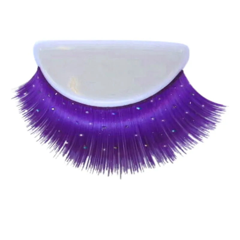 Eyelashes - Sparkly Purple