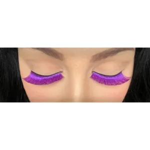 Eyelashes - Sparkly Purple
