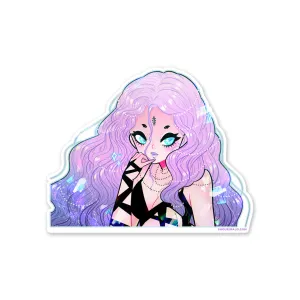 Fate Divination Sparkly Sticker
