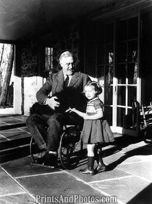 FDR ROOSEVELT Fala Ruthie Bie  0904