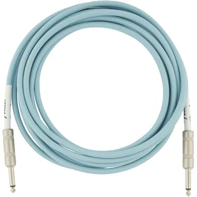 Fender Original Series Instrument Cable, 10', Daphne Blue