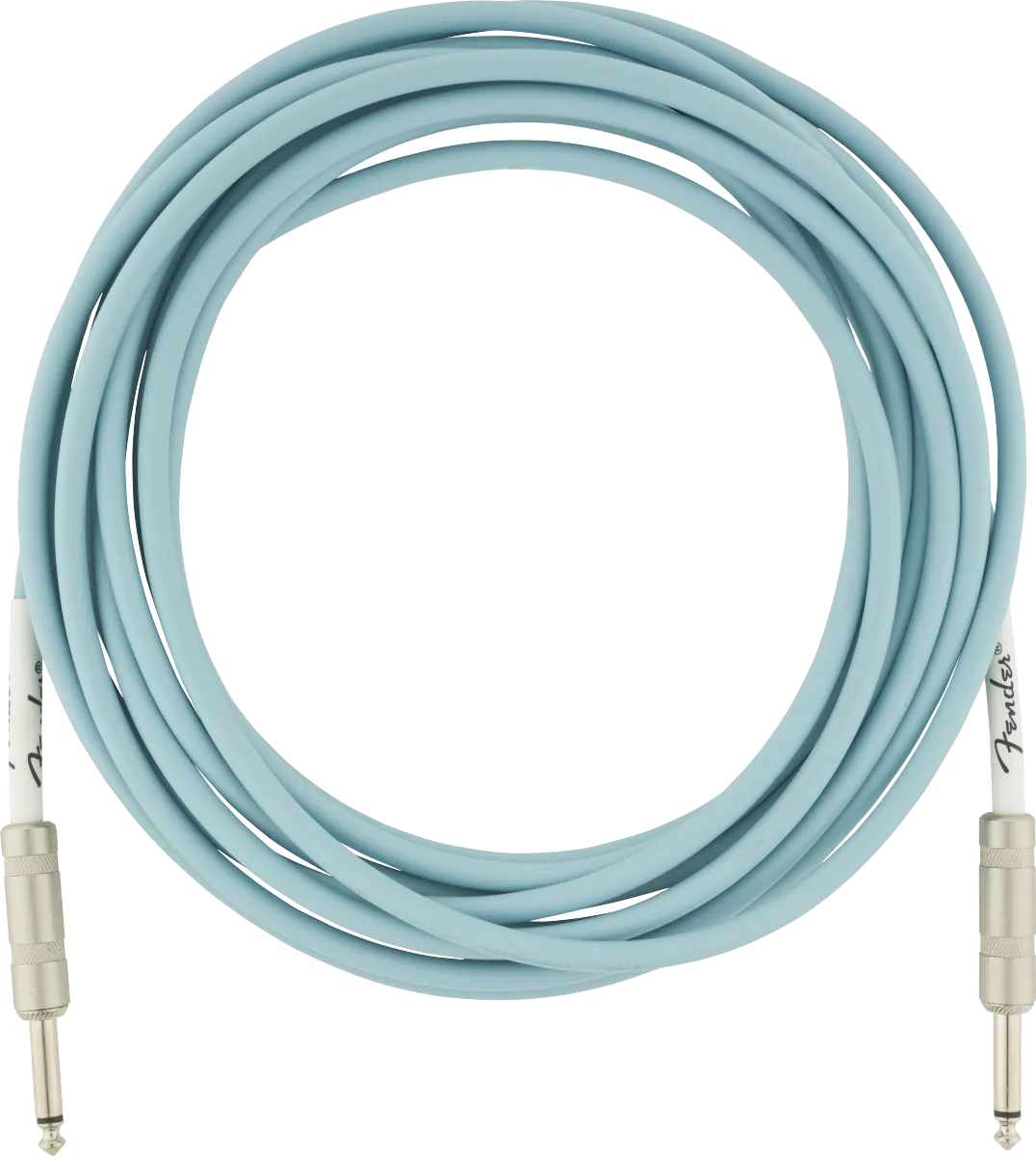 Fender Original Series Instrument Cable, Daphne Blue- 18.6ft