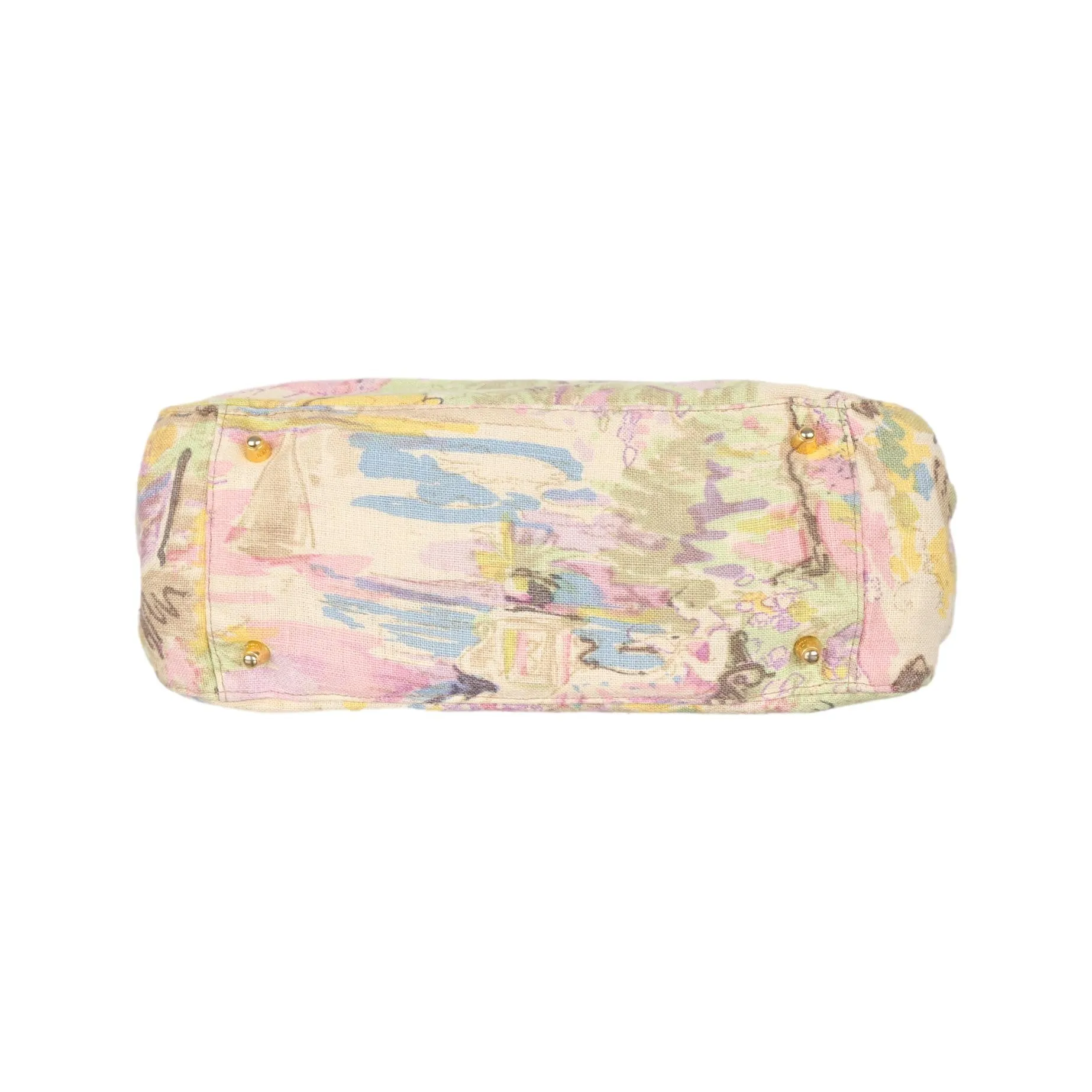 Fendi Pastel Art Top Handle Bag