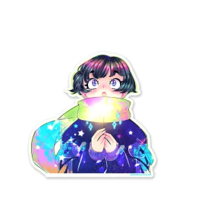 Fireworks Sparkly Sticker