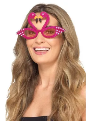 Flamingo Sparkle Glasses