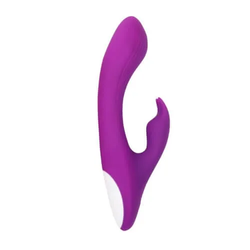 FLEX Silicone Bendable Rabbit Vibrator with Dual Motors & Clitoral Stimulation