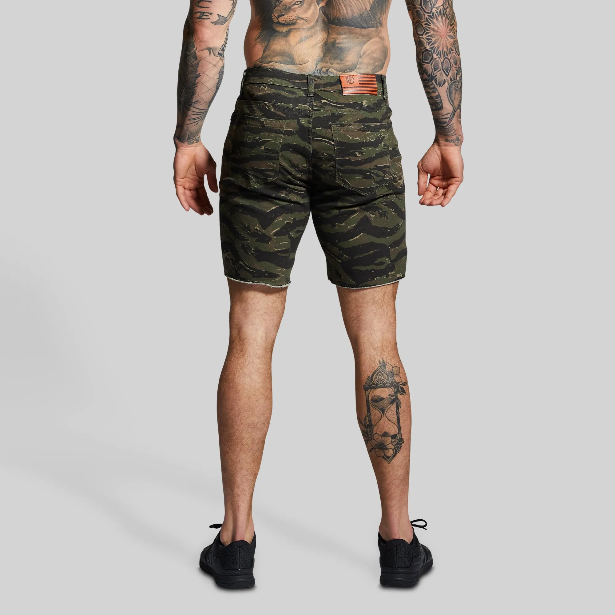 FLEX Stretchy Jort (Tiger Stripe)