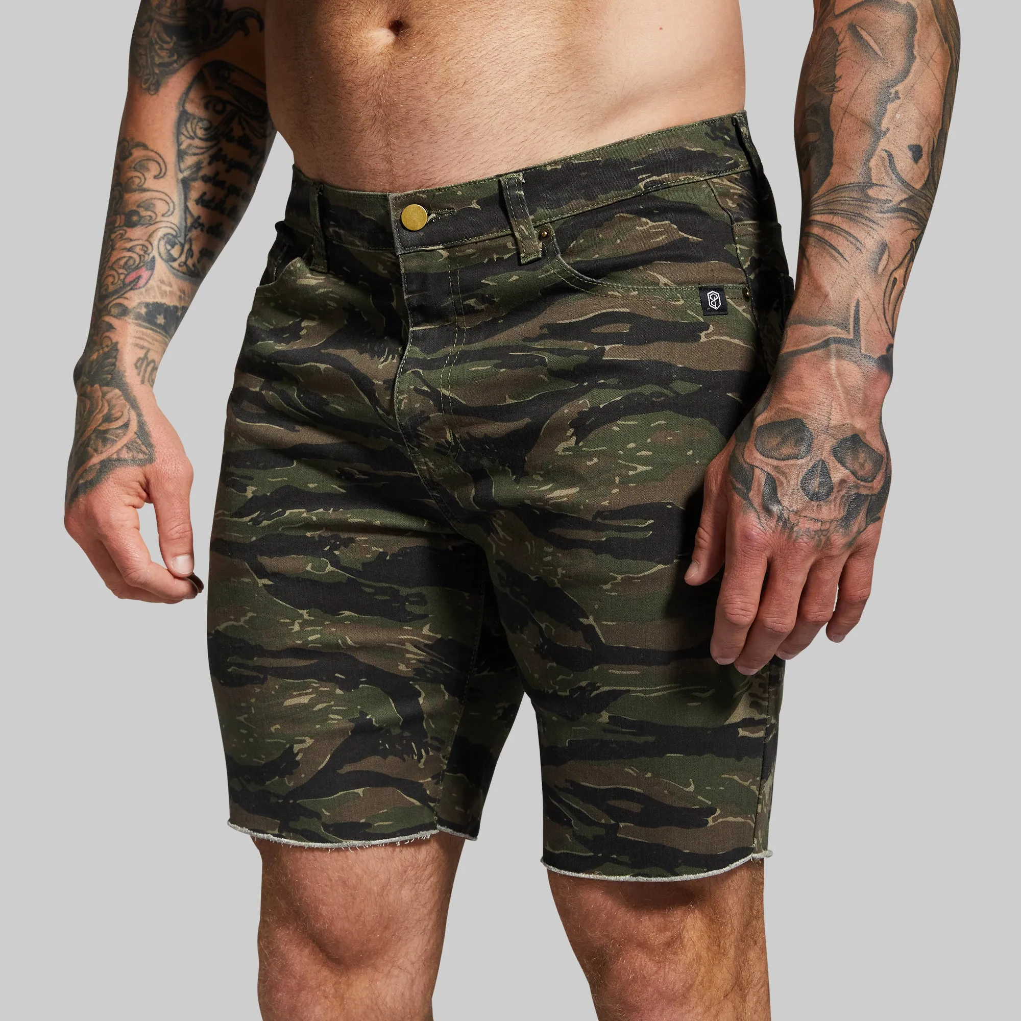 FLEX Stretchy Jort (Tiger Stripe)