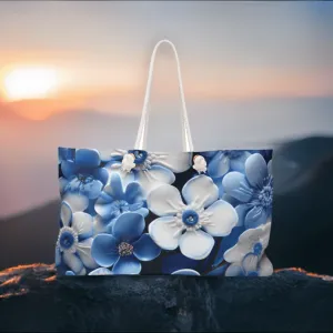 Forget-me-not Weekender Travel Tote Bag