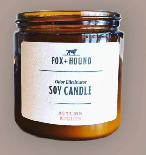 Fox   Hound Odor Eliminator Soy Candle - Autumn Nights Scent
