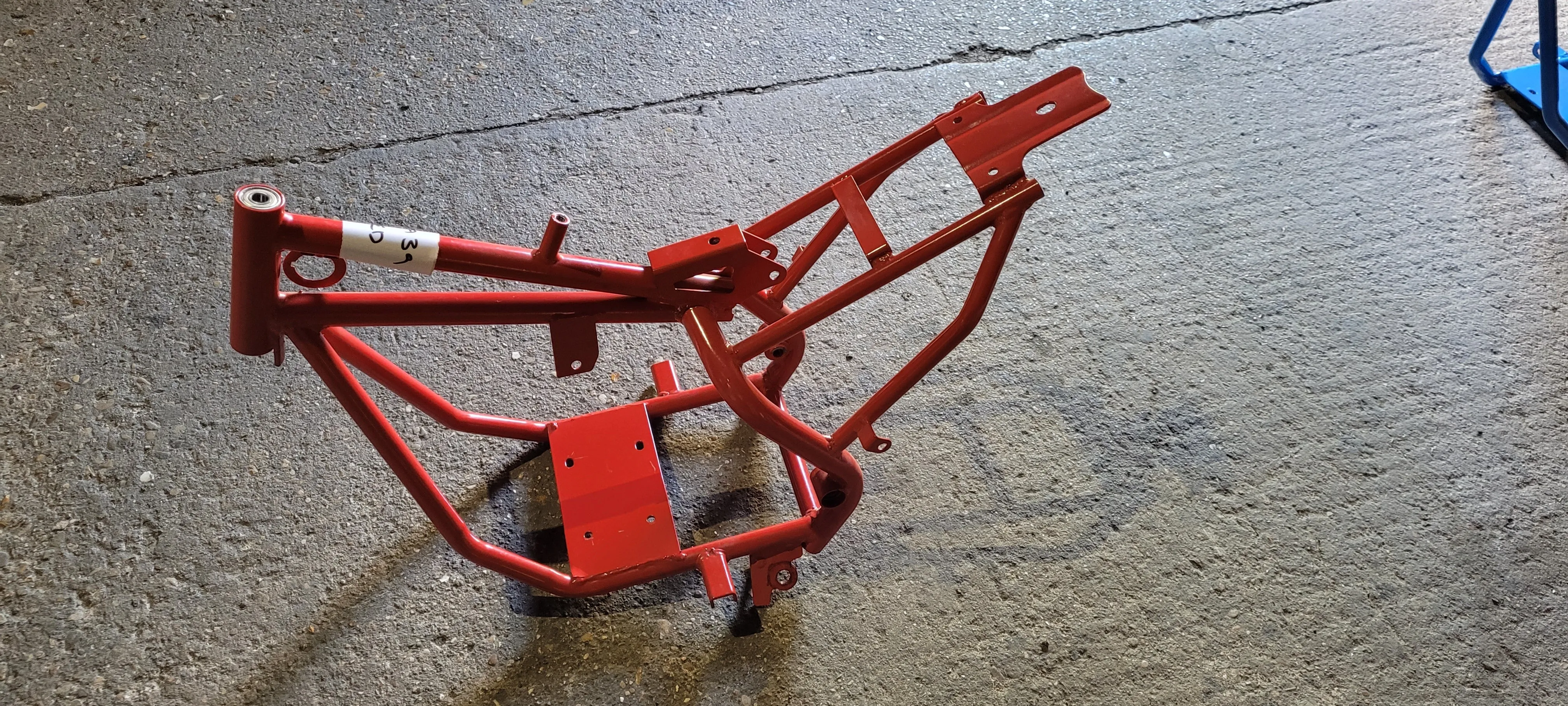 FRA39 49CC 2 STROKE MINI DIRT BIKE FRAME CHASSIS RED