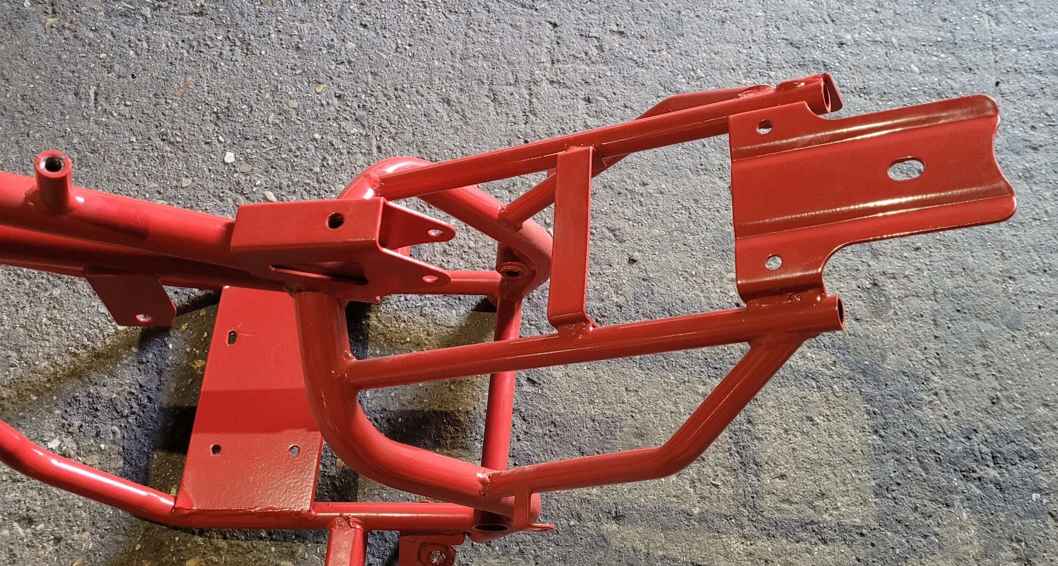 FRA39 49CC 2 STROKE MINI DIRT BIKE FRAME CHASSIS RED