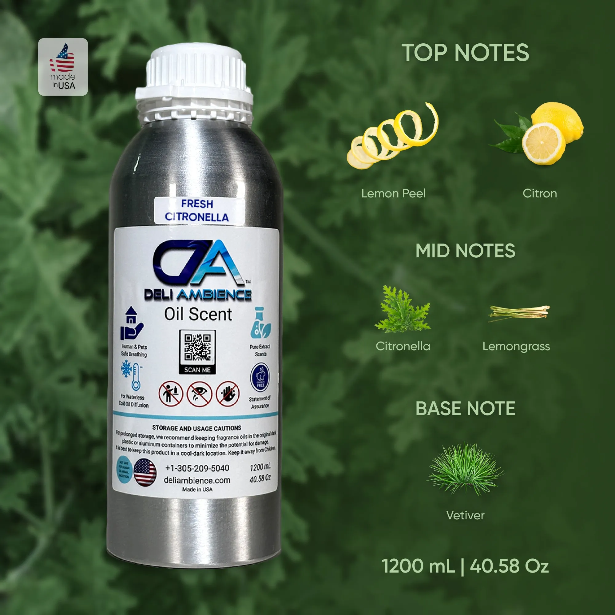 Fresh Citronella Oil Scent