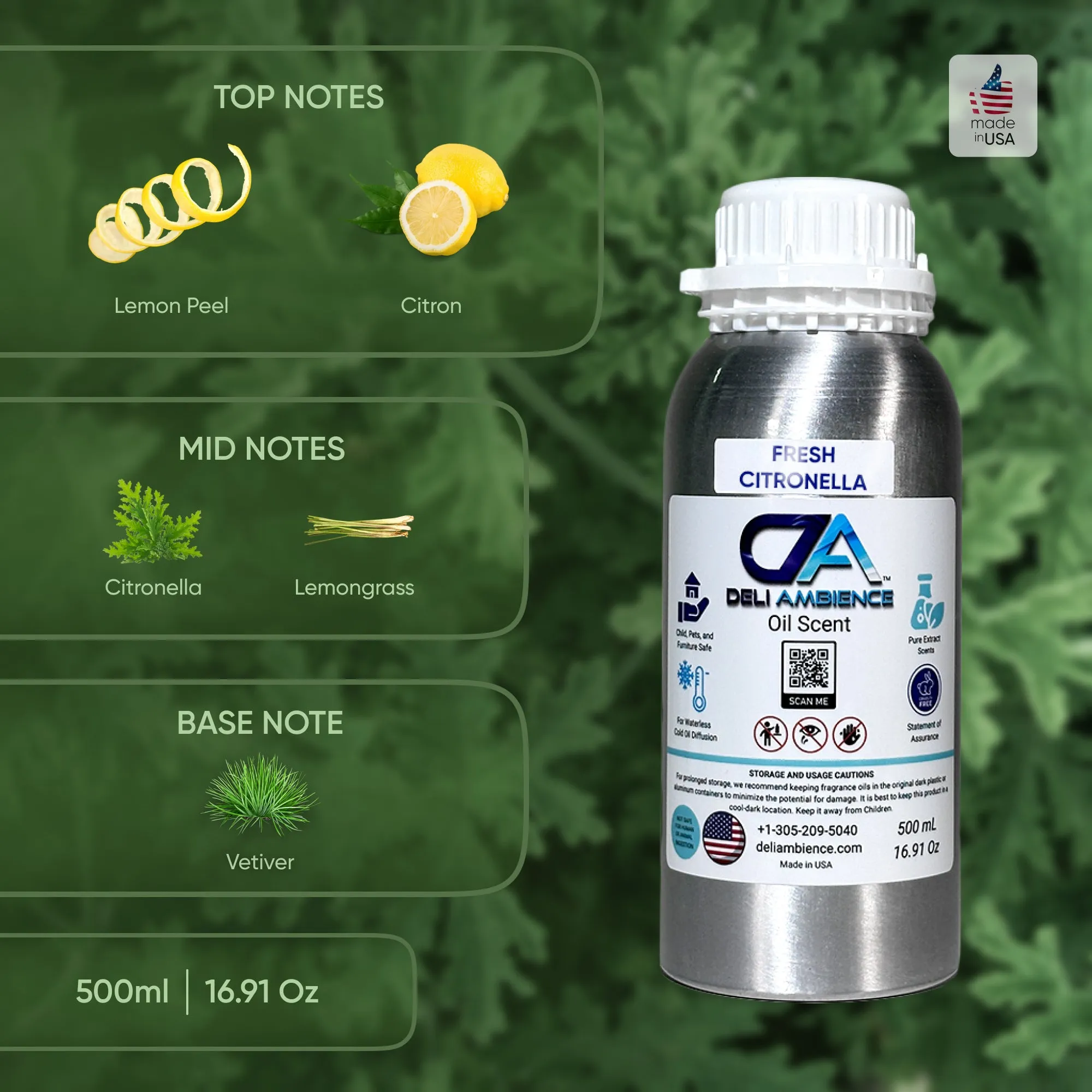 Fresh Citronella Oil Scent