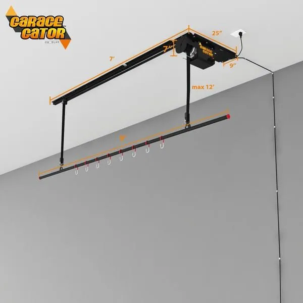 Garage Gator Motorized Bike Lift GG8220 overhead storage 220LBs.