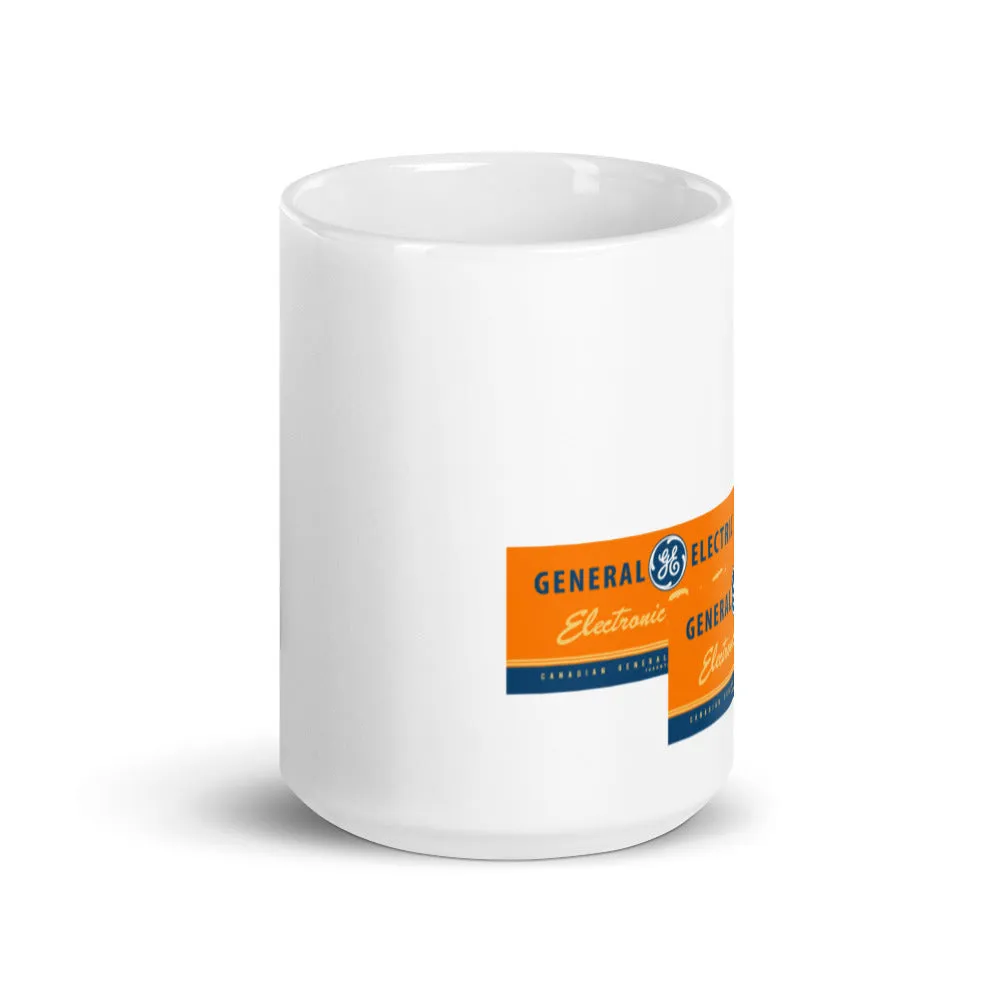GE Electron Tube White glossy mug