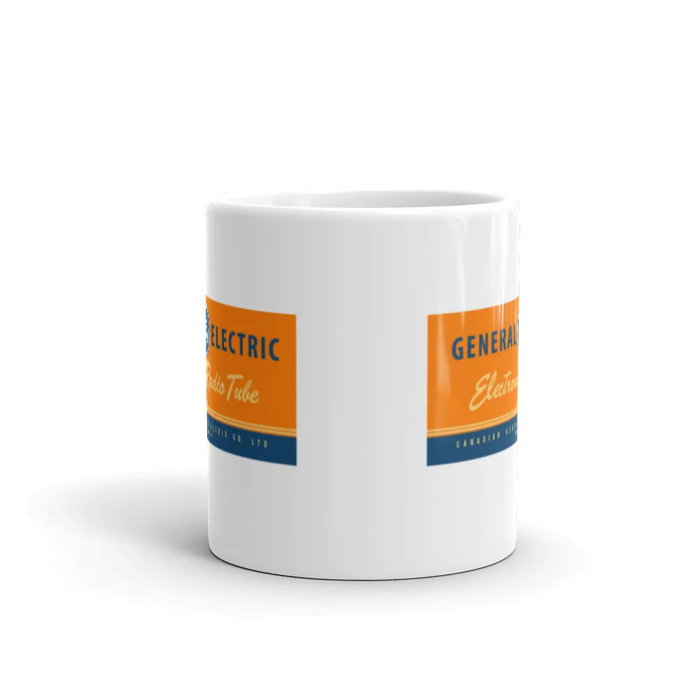 GE Electron Tube White glossy mug