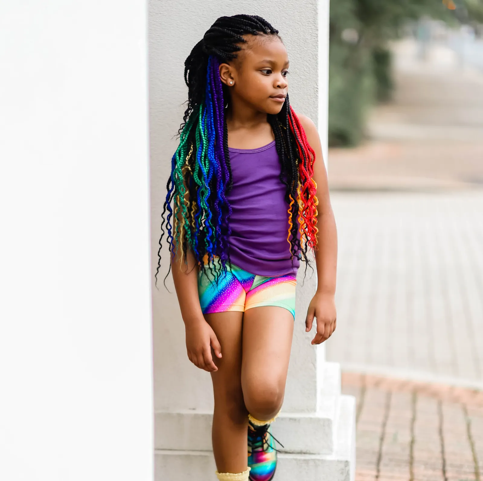 Girls Novelty Bike Shorts  | Unicorn Dream