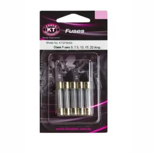 Glass Fuses 57.5101520 amp