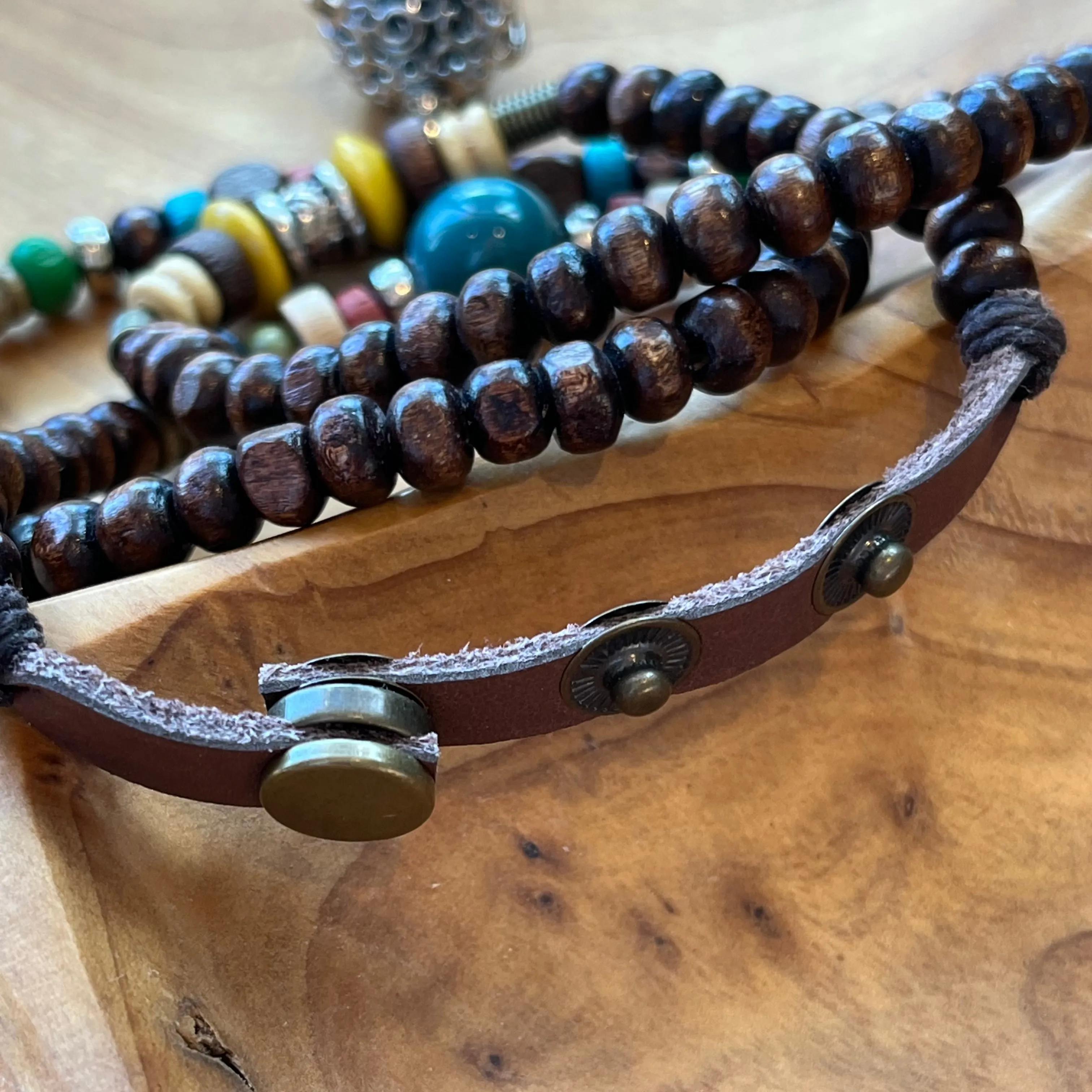 Global Triple Wrap Diffuser Bracelet - Necklace