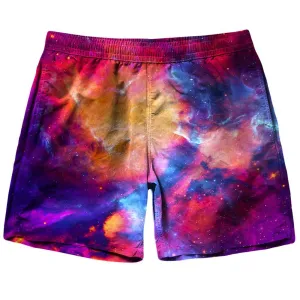 Glossy Galaxy Shorts