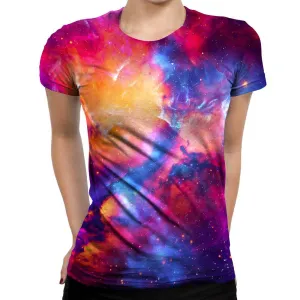 Glossy Galaxy Womens T-Shirt