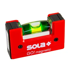 GO! magnetic Mini-Wasserwaage, 6.8 cm Länge, magnetisch, Focus Libelle