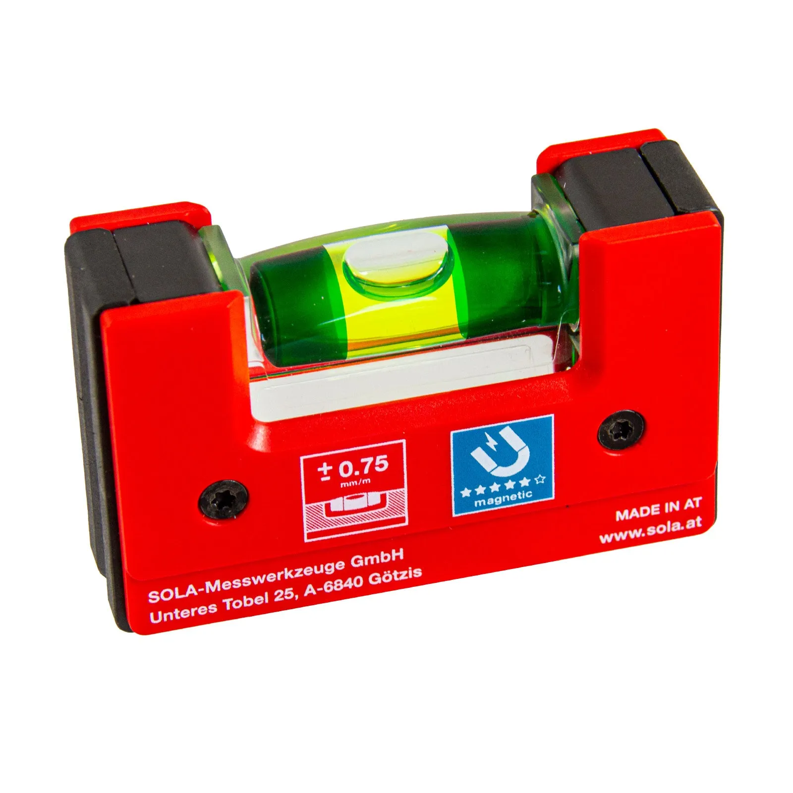 GO! magnetic Mini-Wasserwaage, 6.8 cm Länge, magnetisch, Focus Libelle