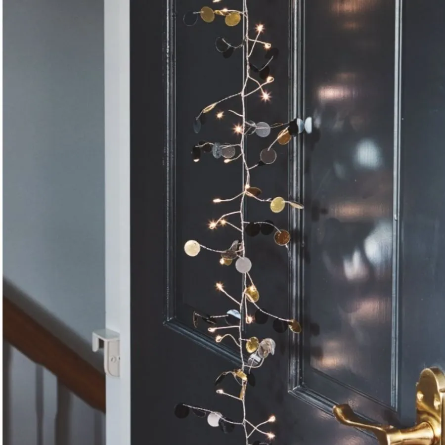 Gold Confetti Light Chain- with transformer